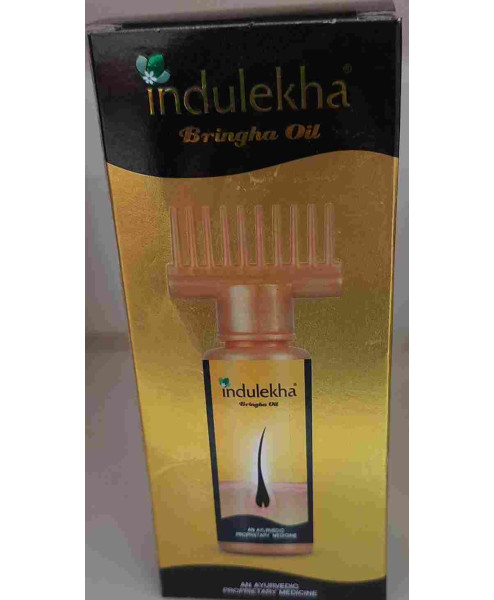 Indulekha Bringha Ayurvedic Hair Oil 50ml, Hair Fall Control and Hair Growth with Bringharaj Oil 